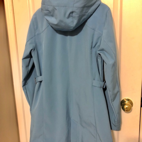 MARIKA long blue spring/fall jacket dusty blue GUC - Picture 2 of 8